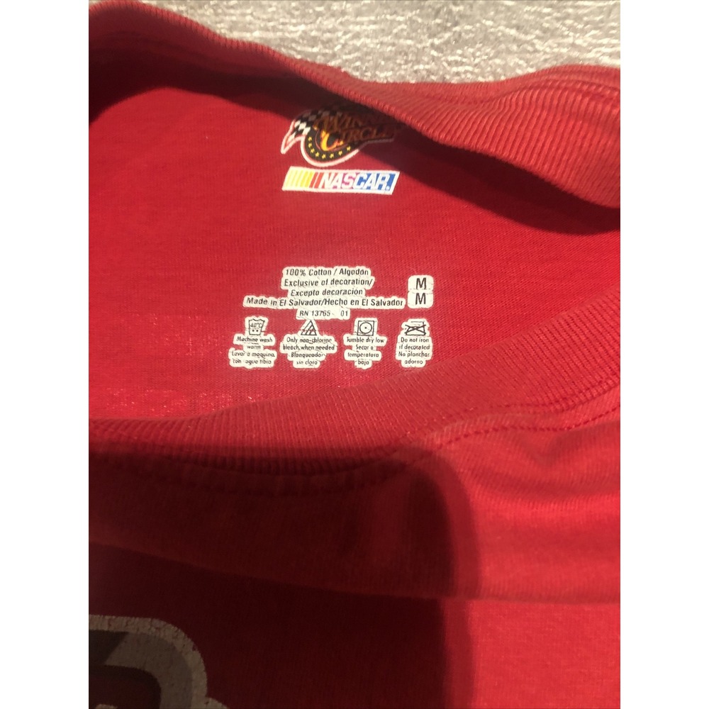 Kasey Khane Red Nascar‎ Tshirt Size Medium Short Sleeve Charger - Picture 4 of 7